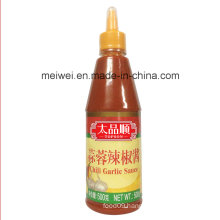 Wholesale 500g Chili Garlic Sauce in Pet Bottle